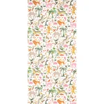 BEASTS PINK AND GOLD Schumacher Wallpaper wallpaper - SKU 5013532