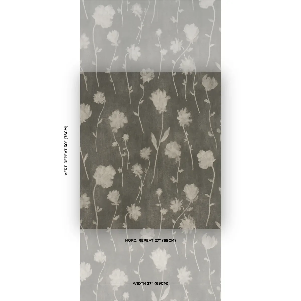BEFORE MIDNIGHT CHARCOAL Schumacher Wallpaper wallpaper - SKU 5017360