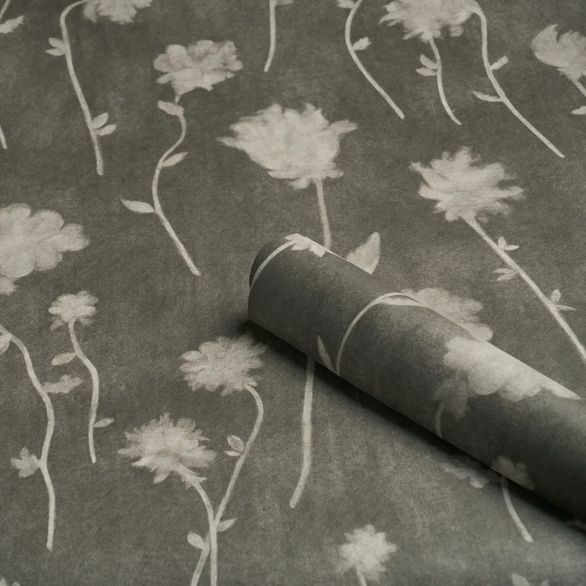 BEFORE MIDNIGHT CHARCOAL Schumacher Wallpaper wallpaper - SKU 5017360