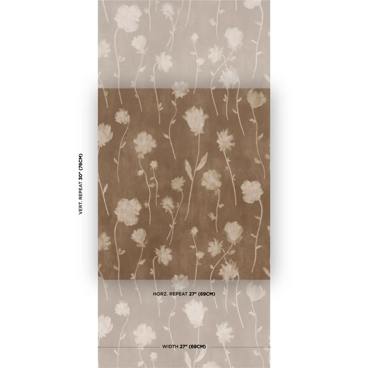 BEFORE MIDNIGHT CHOCOLATE Schumacher Wallpaper wallpaper - SKU 5017361
