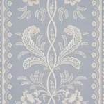 BELL FLOWERS LIGHT BLUE Schumacher Wallpaper wallpaper - SKU 5016490