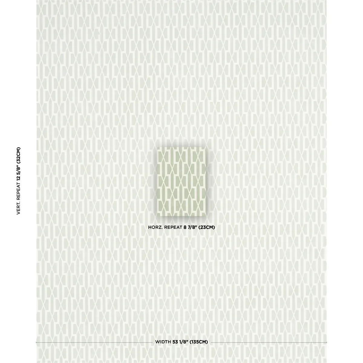 BELVEDERE CELADON Schumacher Wallpaper wallpaper - SKU 5015911