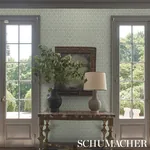 BELVEDERE CELADON Schumacher Wallpaper wallpaper - SKU 5015911