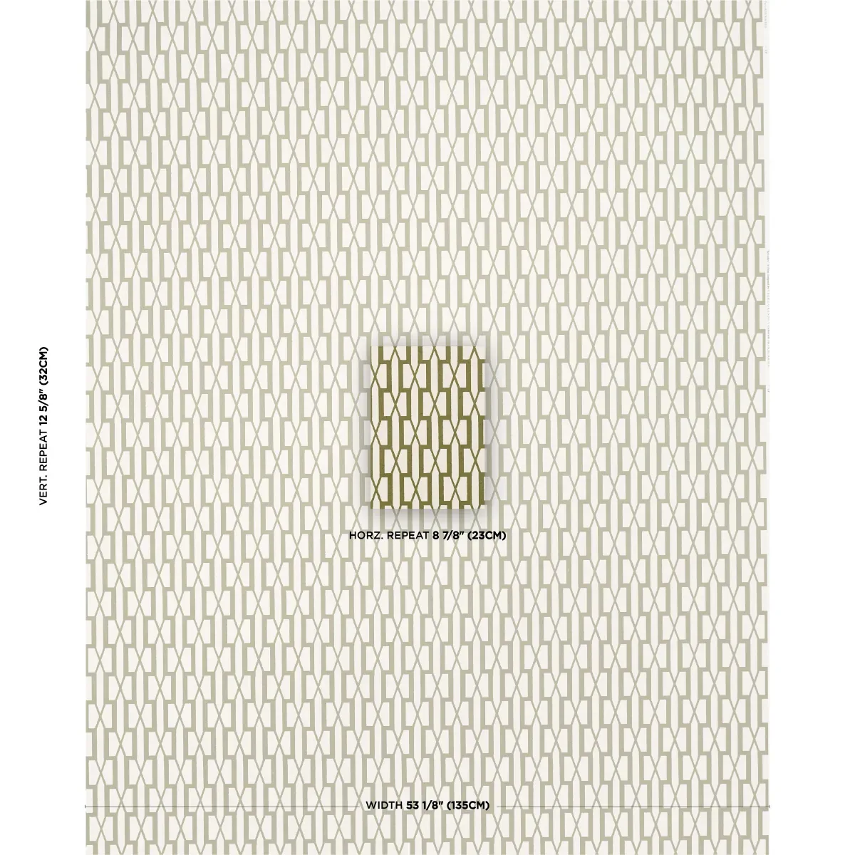 BELVEDERE OLIVE Schumacher Wallpaper wallpaper - SKU 5015910