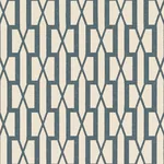 BELVEDERE PEACOCK BLUE Schumacher Wallpaper wallpaper - SKU 5007995