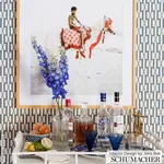 BELVEDERE SAGE Schumacher Wallpaper wallpaper - SKU 5007993