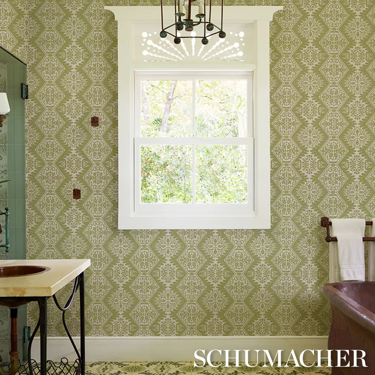 BERKELEY APPLE Schumacher Wallpaper wallpaper - SKU 5017310
