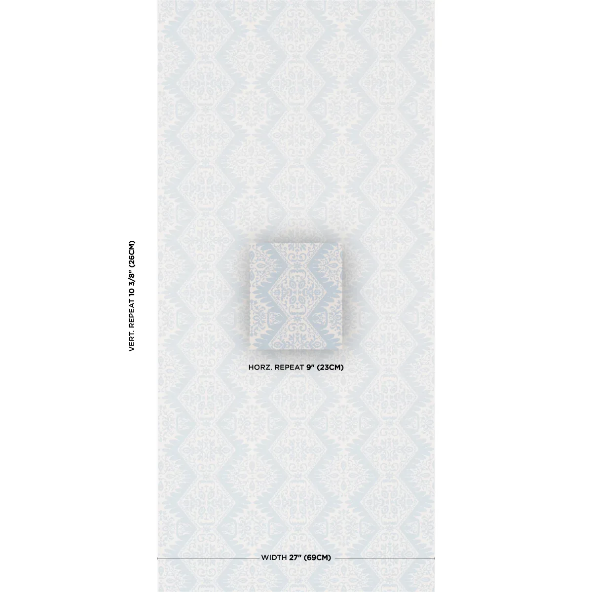 BERKELEY HYDRANGEA Schumacher Wallpaper wallpaper - SKU 5017313