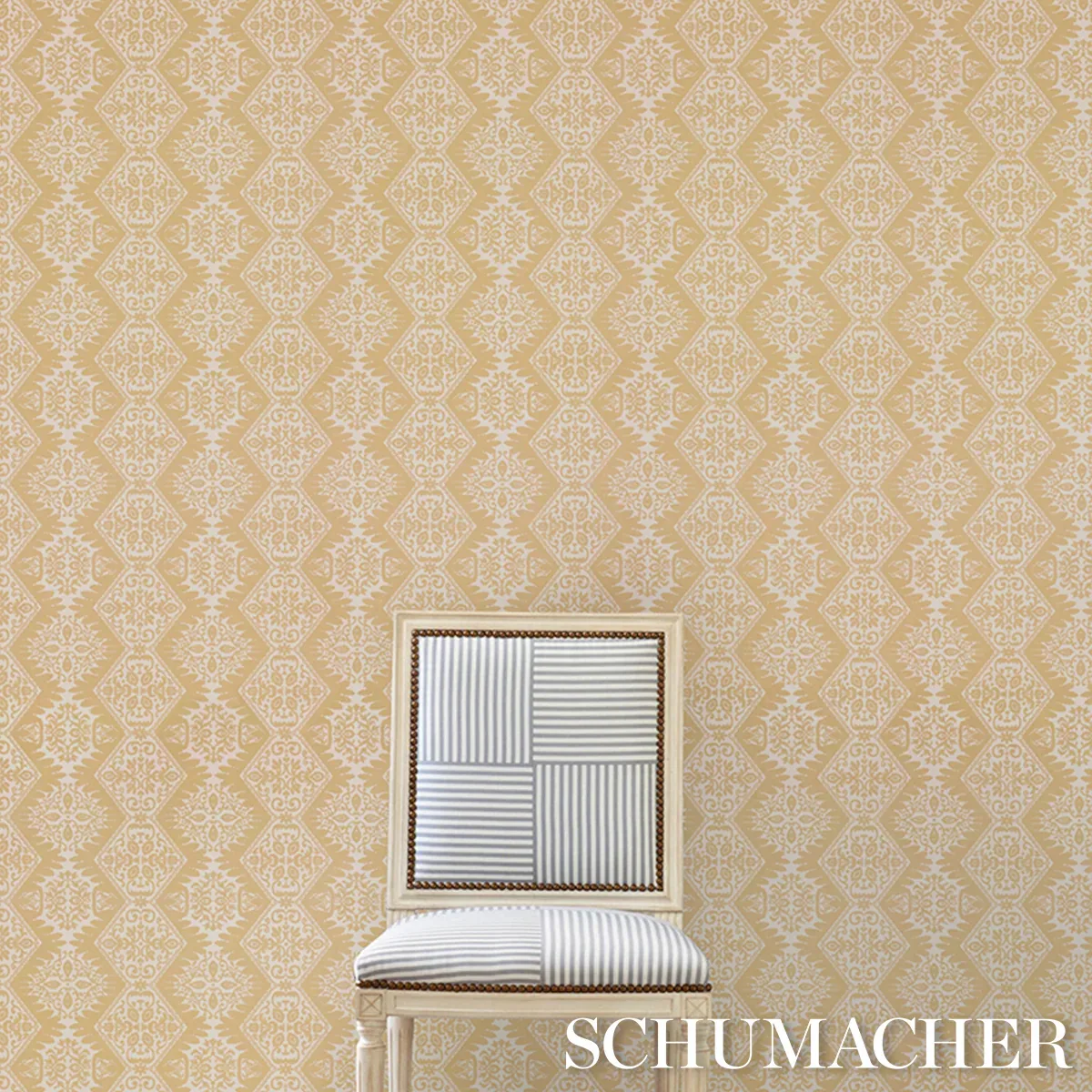 BERKELEY - STRAW Schumacher Wallpaper | Wallpaper Twins BERKELEY STRAW Schumacher Wallpaper wallpaper - SKU 5017312