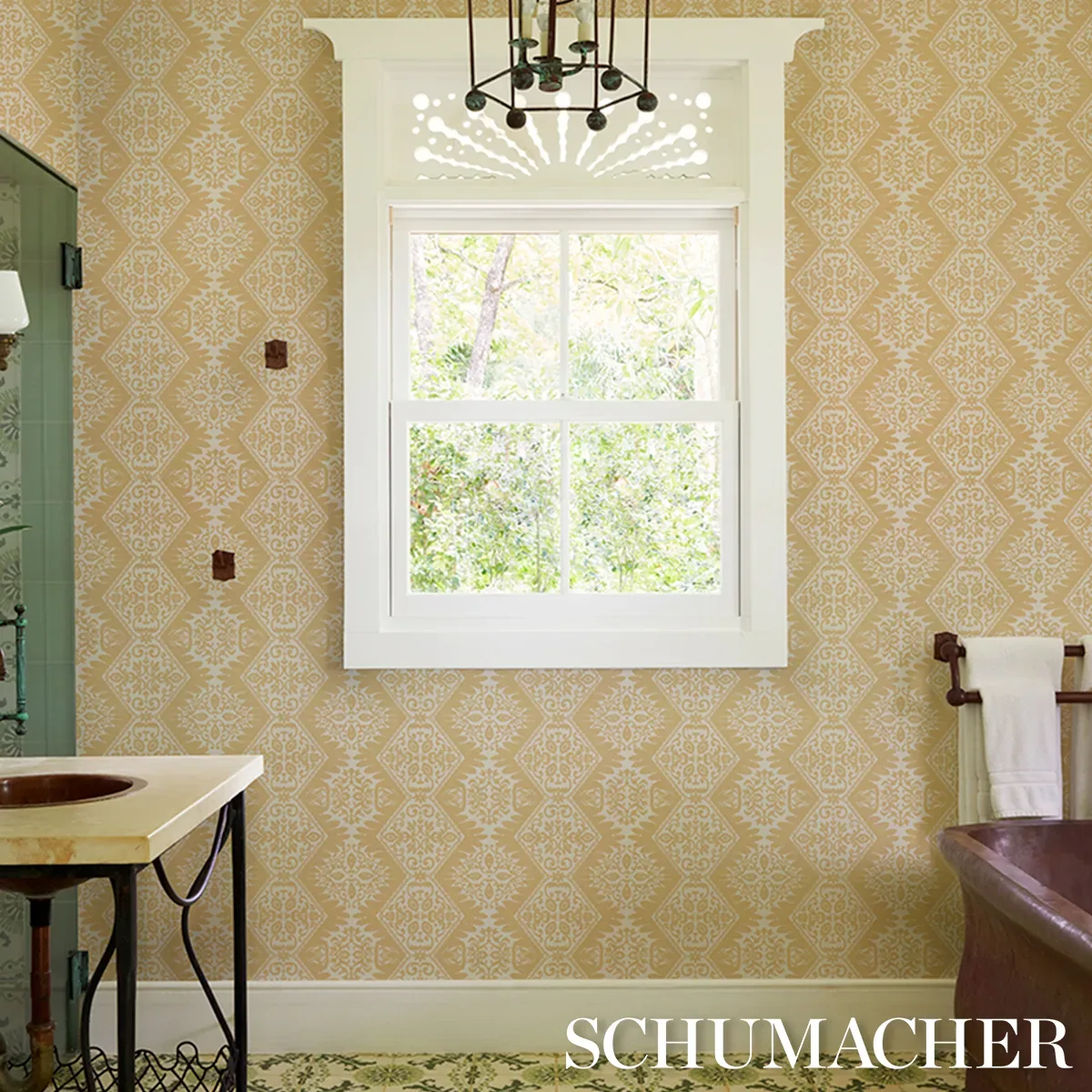 BERKELEY - STRAW Schumacher Wallpaper | Wallpaper Twins BERKELEY STRAW Schumacher Wallpaper wallpaper - SKU 5017312