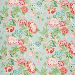 BERMUDA BLOSSOMS AQUA Schumacher Wallpaper wallpaper - SKU 5010520