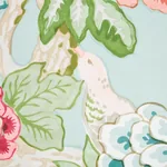 BERMUDA BLOSSOMS AQUA Schumacher Wallpaper wallpaper - SKU 5010520