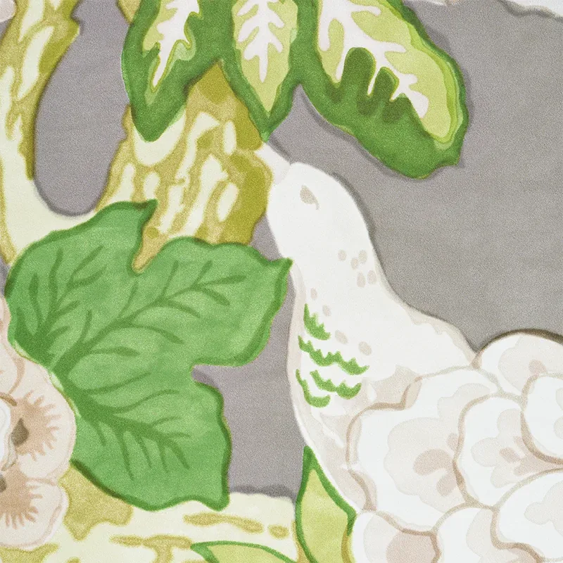 BERMUDA BLOSSOMS SLATE Schumacher Wallpaper wallpaper - SKU 5010521