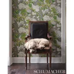 BERMUDA BLOSSOMS SLATE Schumacher Wallpaper wallpaper - SKU 5010521