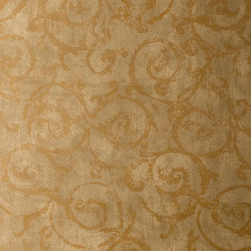 BERNINI SCROLL BRUSHWOOD Schumacher Wallpaper wallpaper - SKU 528170