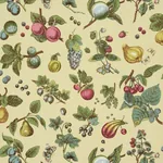BERRY GROVE - BUTTER Schumacher Wallpaper | Wallpaper Twins BERRY GROVE BUTTER Schumacher Wallpaper wallpaper - SKU 5015650