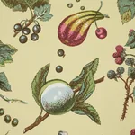 BERRY GROVE - BUTTER Schumacher Wallpaper | Wallpaper Twins BERRY GROVE BUTTER Schumacher Wallpaper wallpaper - SKU 5015650
