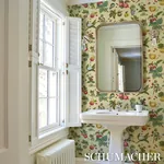 BERRY GROVE - BUTTER Schumacher Wallpaper | Wallpaper Twins BERRY GROVE BUTTER Schumacher Wallpaper wallpaper - SKU 5015650