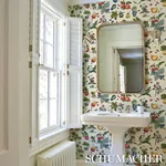 BERRY GROVE - IVORY Schumacher Wallpaper | Wallpaper Twins BERRY GROVE IVORY Schumacher Wallpaper wallpaper - SKU 5015652