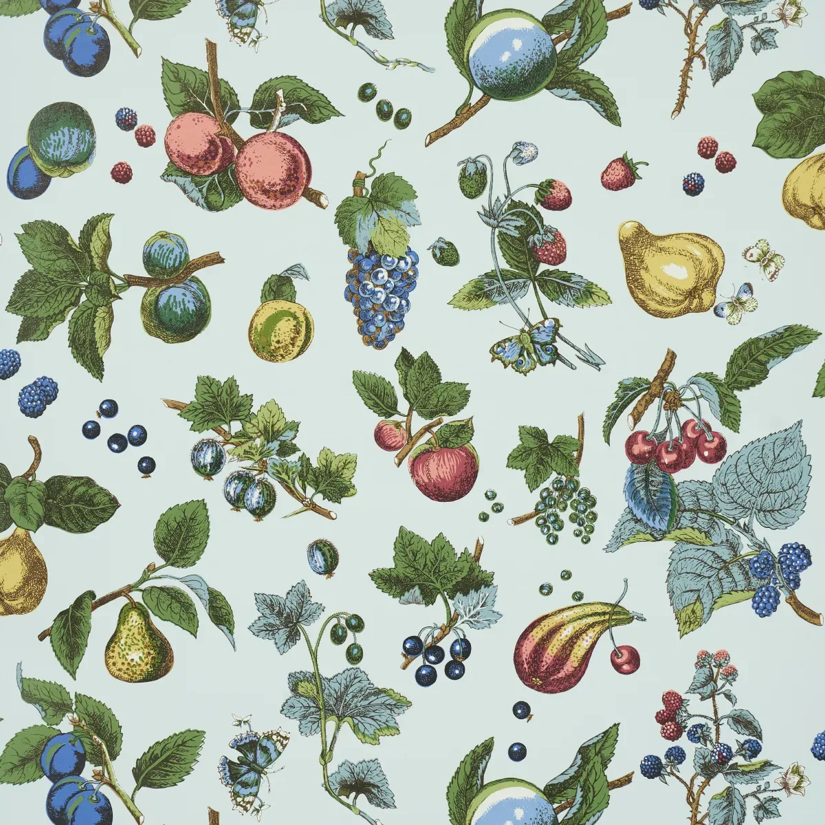 BERRY GROVE SKY Schumacher Wallpaper wallpaper - SKU 5015651