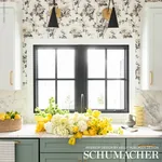 BETTY - CHARCOAL Schumacher Wallpaper | Wallpaper Twins BETTY CHARCOAL Schumacher Wallpaper wallpaper - SKU 5009871