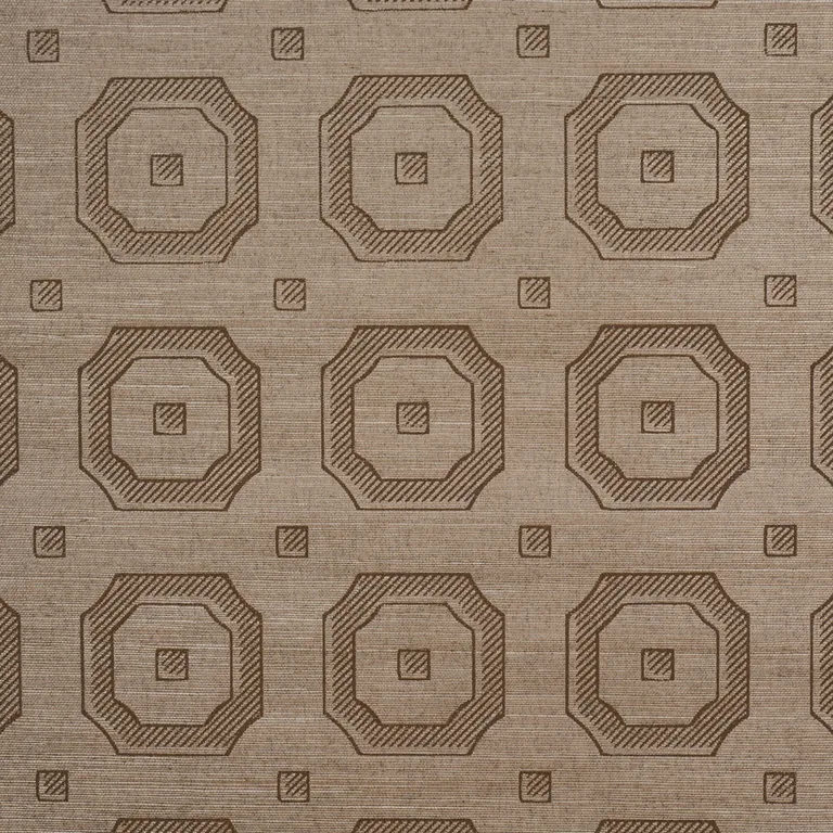 Schumacher BEVELED FRAME SISAL wallpaper