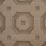 BEVELED FRAME SISAL SEPIA Schumacher Wallpaper wallpaper - SKU 5016732