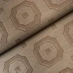 BEVELED FRAME SISAL SEPIA Schumacher Wallpaper wallpaper - SKU 5016732