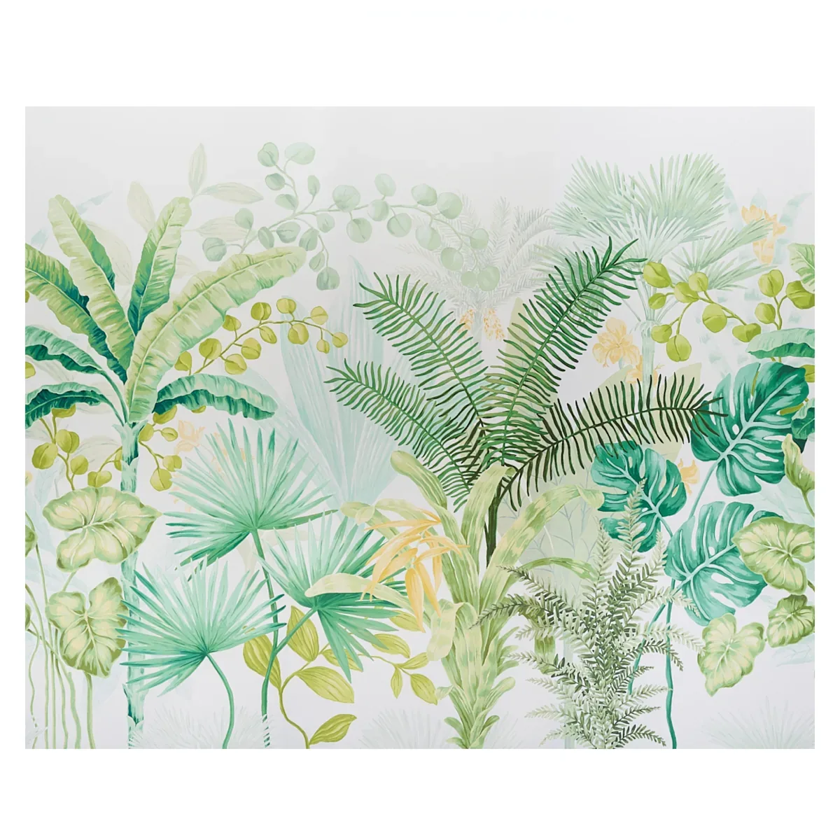 BIG TROPICAL PANEL SET GREEN Schumacher Wallpaper wallpaper - SKU 5013270