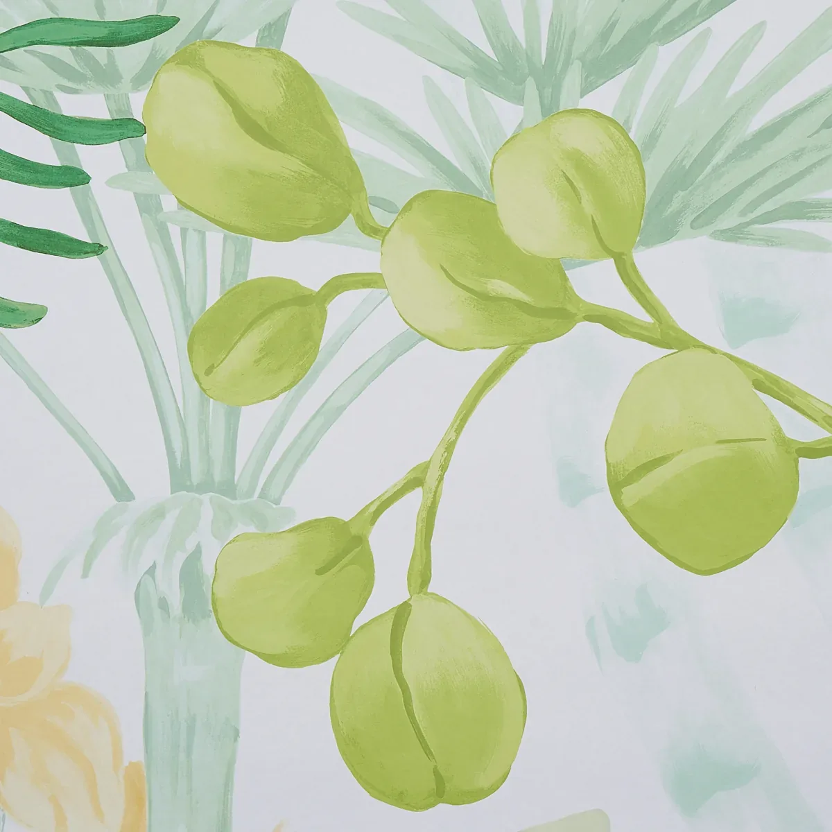 BIG TROPICAL PANEL SET GREEN Schumacher Wallpaper wallpaper - SKU 5013270