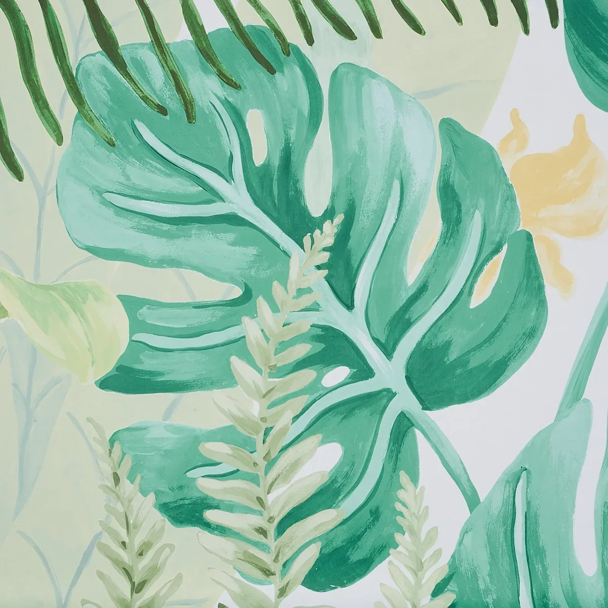 BIG TROPICAL PANEL SET GREEN Schumacher Wallpaper wallpaper - SKU 5013270