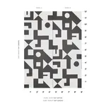 BINARY PANEL SET BLACK Schumacher Wallpaper wallpaper - SKU 5009690