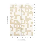 BINARY PANEL SET CAMEL Schumacher Wallpaper wallpaper - SKU 5009694