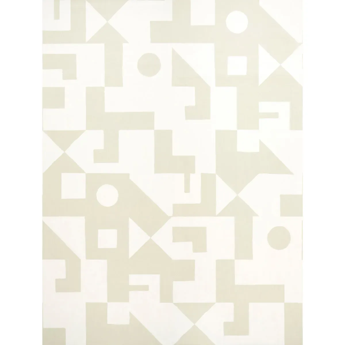 BINARY PANEL SET NATURAL Schumacher Wallpaper wallpaper - SKU 5009693