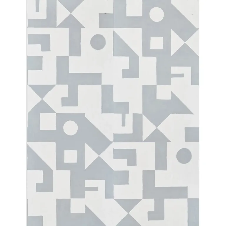Schumacher BINARY PANEL SET wallpaper, color SILVER, SKU 5009691
