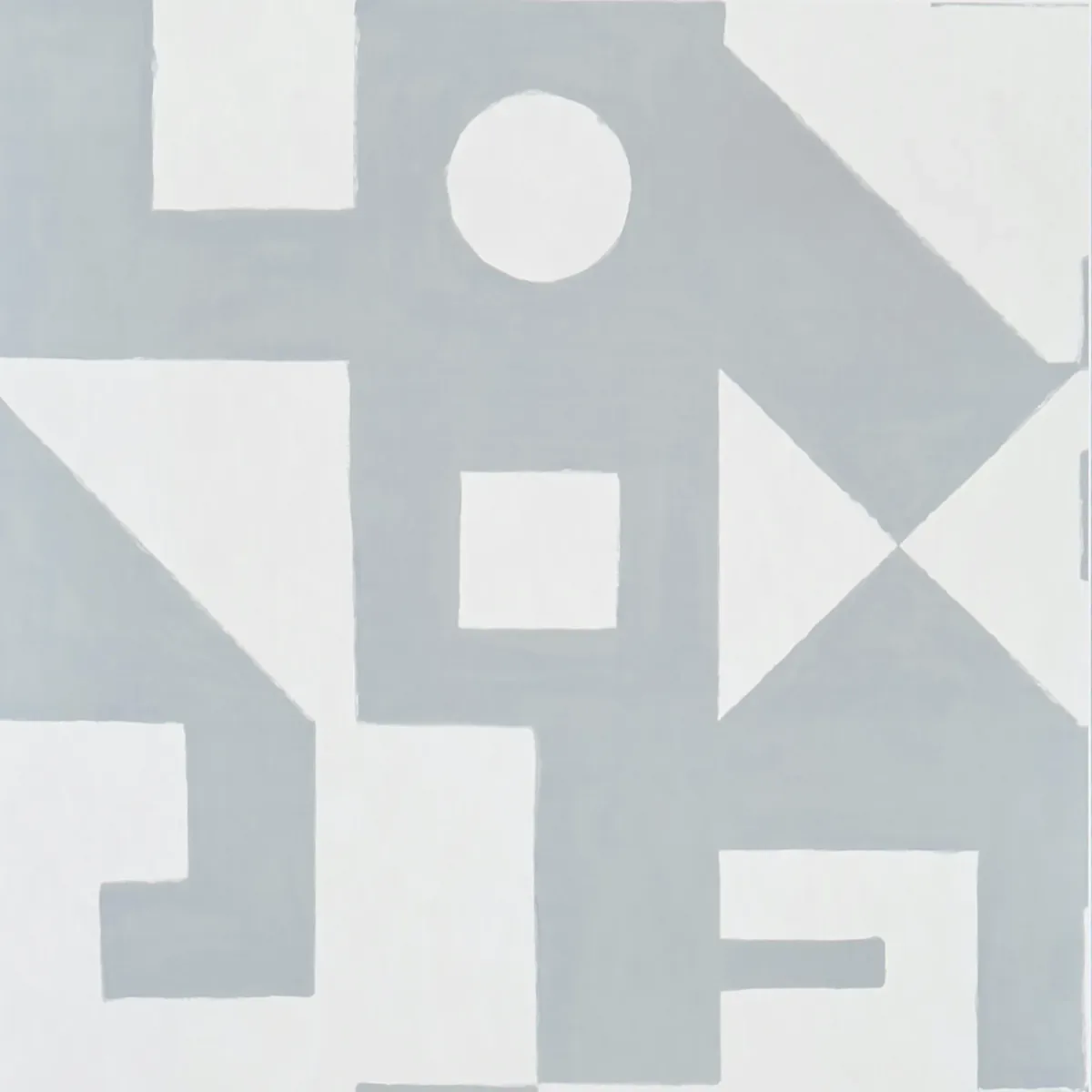 BINARY PANEL SET SILVER Schumacher Wallpaper wallpaper - SKU 5009691