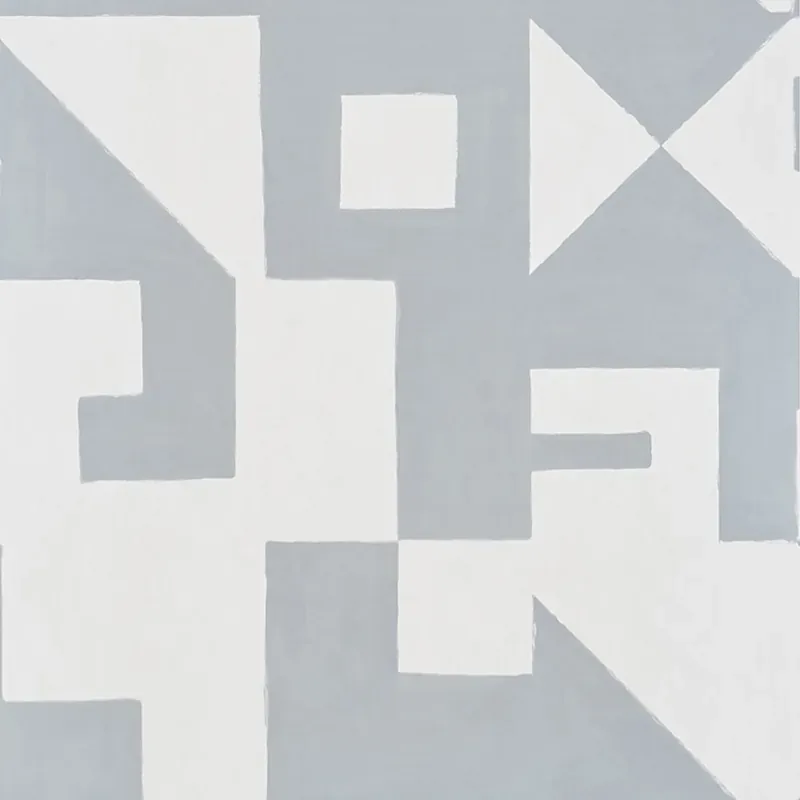BINARY PANEL SET SILVER Schumacher Wallpaper wallpaper - SKU 5009691