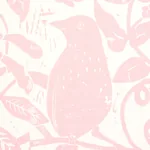 Bird & Bee PINK Schumacher Wallpaper wallpaper - SKU 5011191