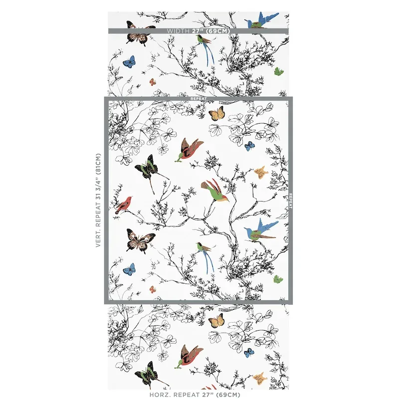 BIRDS & BUTTERFLIES room view