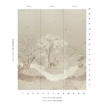 BIRDSONG 3 PANEL SET - IVORY Schumacher Wallpaper | Wallpape BIRDSONG 3 PANEL SET IVORY Schumacher Wallpaper wallpaper - SKU 5017111