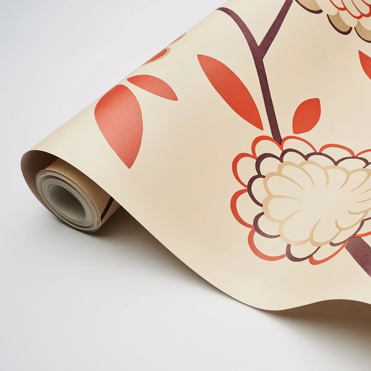 BIRDTREE COCKATOO RED Schumacher Wallpaper wallpaper - SKU 5014990