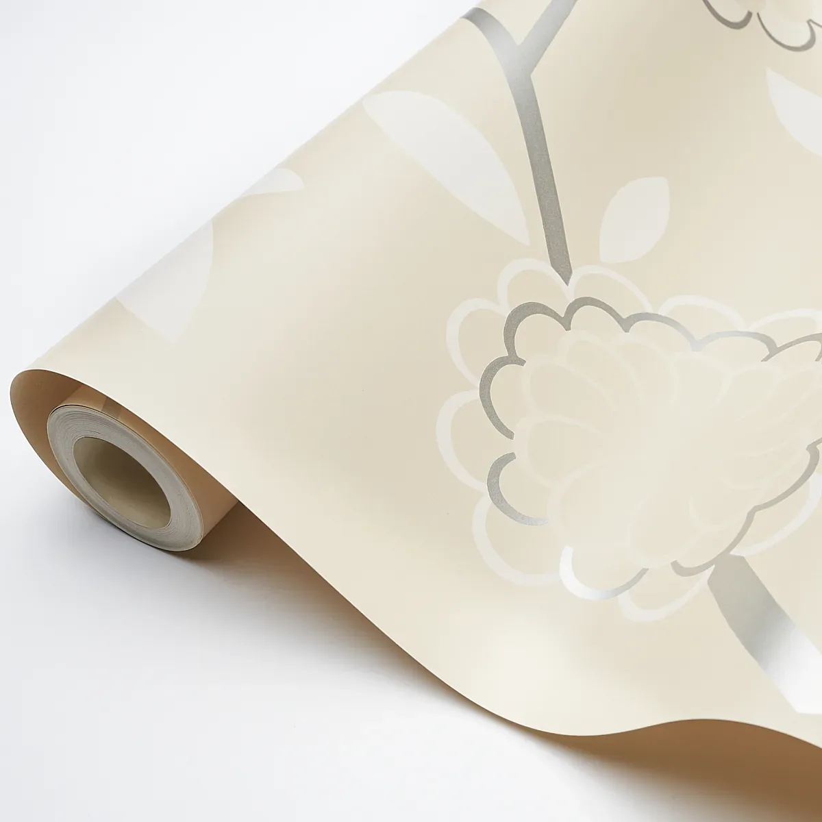 BIRDTREE - SILVER Schumacher Wallpaper | Wallpaper Twins BIRDTREE SILVER Schumacher Wallpaper wallpaper - SKU 5014991