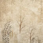BISOU PANEL SET - GOLD Schumacher Wallpaper | Wallpaper Twin BISOU PANEL SET GOLD Schumacher Wallpaper wallpaper - SKU 5010932