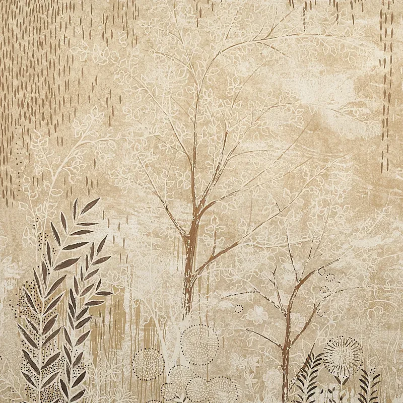 BISOU PANEL SET - GOLD Schumacher Wallpaper | Wallpaper Twin BISOU PANEL SET GOLD Schumacher Wallpaper wallpaper - SKU 5010932