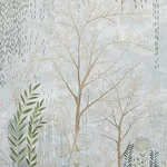 Schumacher BISOU PANEL SET - MINERAL Wallpaper | Buy Online Schumacher BISOU PANEL SET wallpaper, color MINERAL, SKU 5010930