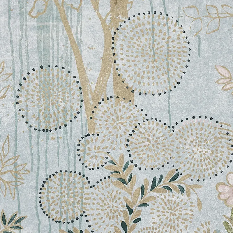 Schumacher BISOU PANEL SET - MINERAL Wallpaper | Buy Online Schumacher BISOU PANEL SET wallpaper, color MINERAL, SKU 5010930