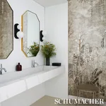 BISOU PANEL SET - TIN Schumacher Wallpaper | Wallpaper Twins BISOU PANEL SET TIN Schumacher Wallpaper wallpaper - SKU 5010931