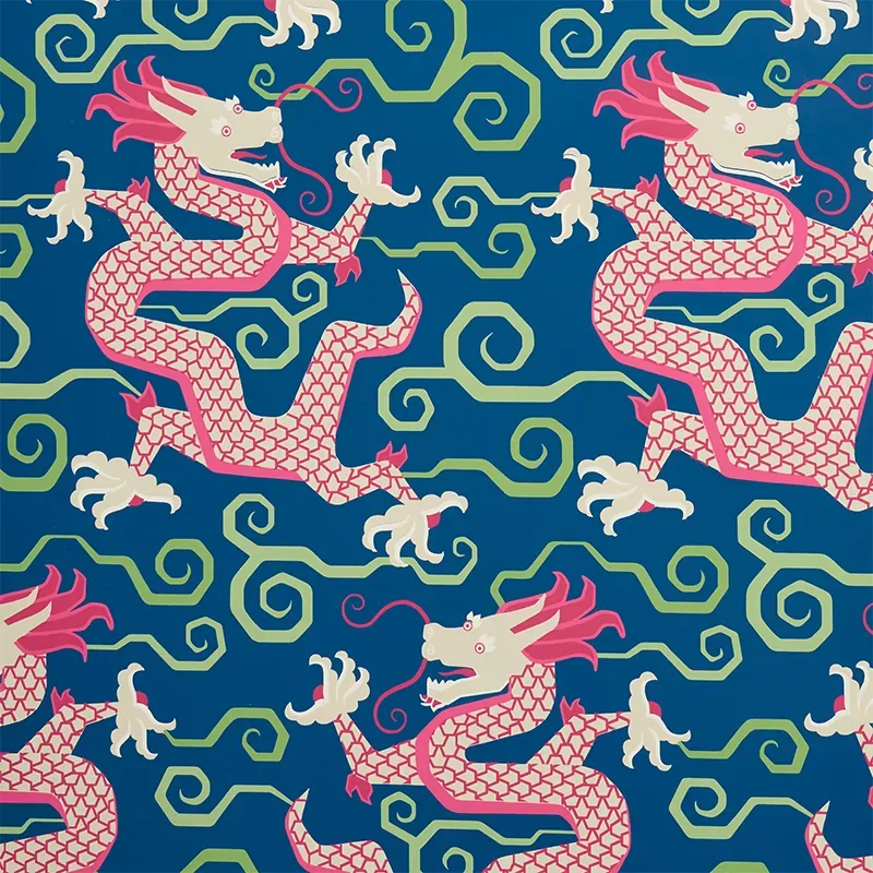 BIXI SAPPHIRE Schumacher Wallpaper wallpaper - SKU 5010731