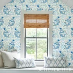 BIXI SAPPHIRE Schumacher Wallpaper wallpaper - SKU 5010731