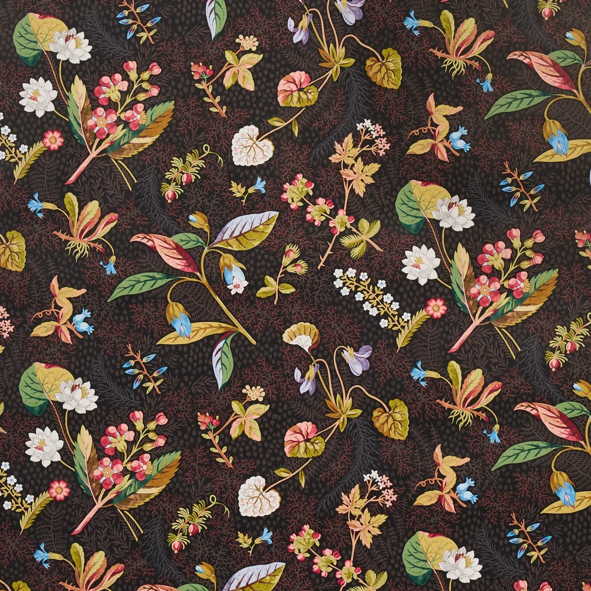 BLACKWELL NOIR Schumacher Wallpaper wallpaper - SKU 5013222